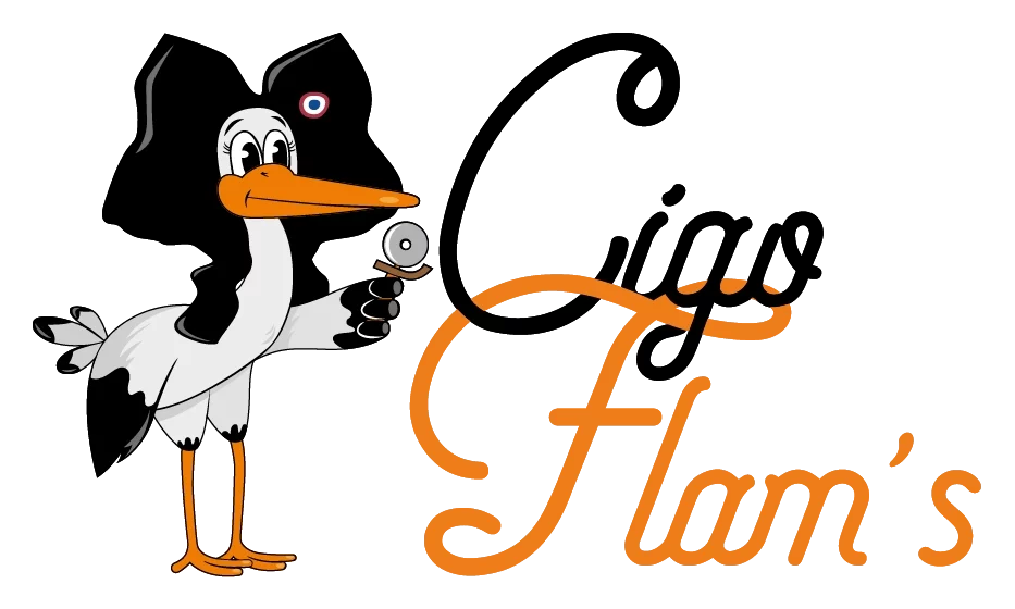 Logo Cigoflam's | Food Truck | Tarte Flambée | Alsace