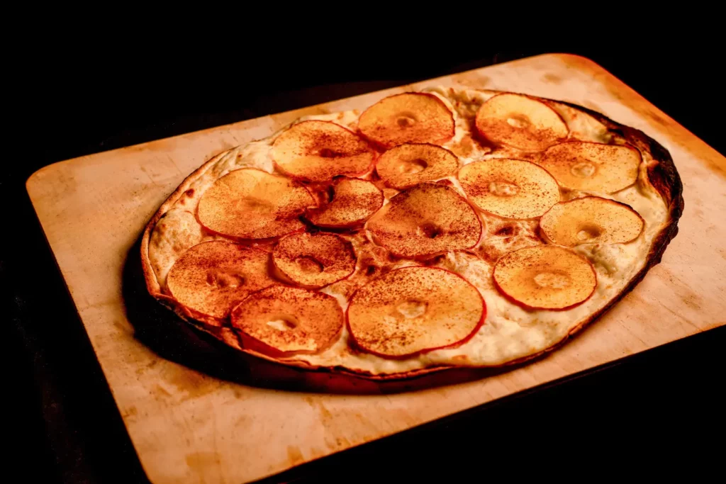 Tarte Flambée Pomme Cannelle | Cigoflam's | Food Truck l Tarte Flambée | Alsace